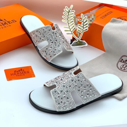Heineken Style Iconic Sandals - Diamonds, White, Perfect Pair