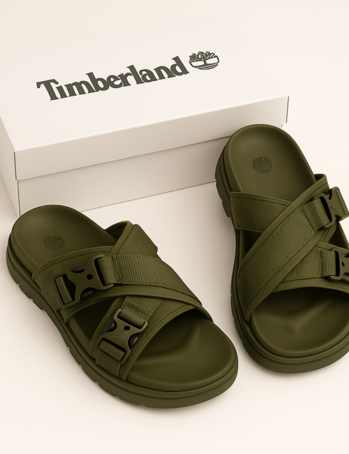 The ultimate pair of Timberland sandals for all your summer needs. Stylish, comfortable, and made in Nigeria.