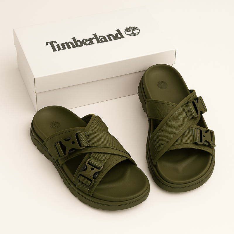 The ultimate pair of Timberland sandals for all your summer needs. Stylish, comfortable, and made in Nigeria.