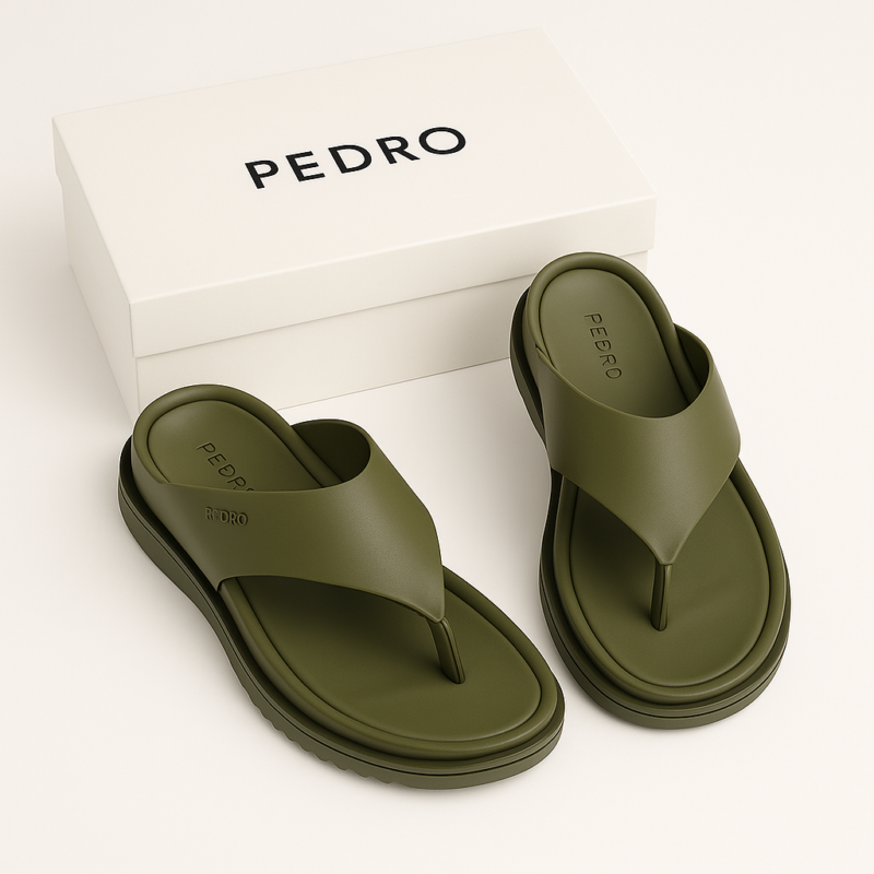 The Pedro Slides offer a perfect combination of luxury, comfort, and modern elegance. Crafted from premium materials with a cushioned footbed and sleek design, they are ideal for both casual and sophisticated wear.