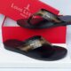 Luxurious men's flip-flops in a stylish and comfortable design, perfect for everyday wear or special occasions. Designed by Louis Lee, these flip-flops are made with premium leather and crocodile skin texture.