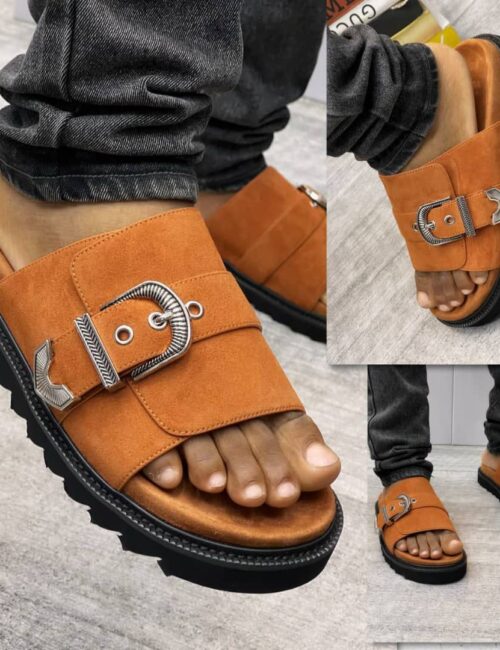 Nigerian women modeling our stylish sandals, showcasing the perfect fit and design for any occasion.