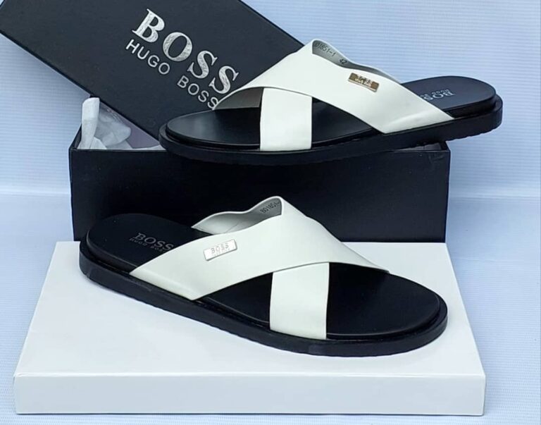 Shop Boss Hugo Boss Slides on our eCommerce platform. Browse through our selection of stylish and comfortable sandals, including the Boss Hugo Boss Slides. Add these to your cart today and enjoy the best of Nigerian fashion.