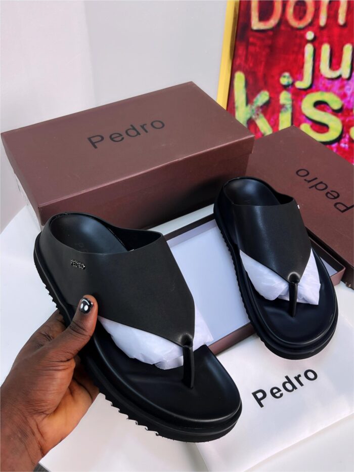 The Pedro Slides offer a perfect combination of luxury, comfort, and modern elegance. Crafted from premium materials with a cushioned footbed and sleek design, they are ideal for both casual and sophisticated wear.