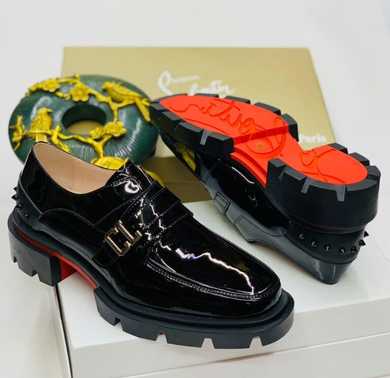Sleek and luxurious, the Christian Louboutin Leather Men’s Loafer combines timeless elegance with bold, designer appeal.