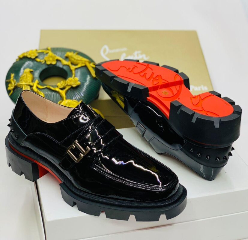 Sleek and luxurious, the Christian Louboutin Leather Men’s Loafer combines timeless elegance with bold, designer appeal.