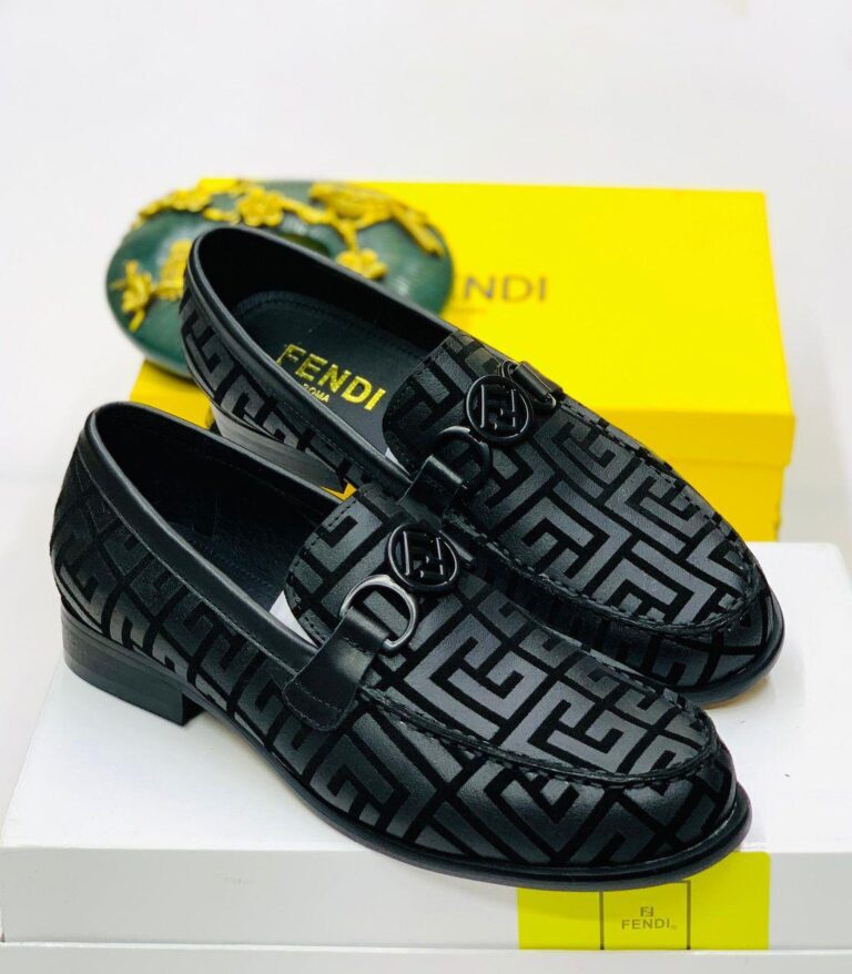 Sleek and sophisticated, the Black Fendi Men’s Loafer delivers luxury comfort with refined Italian craftsmanship.