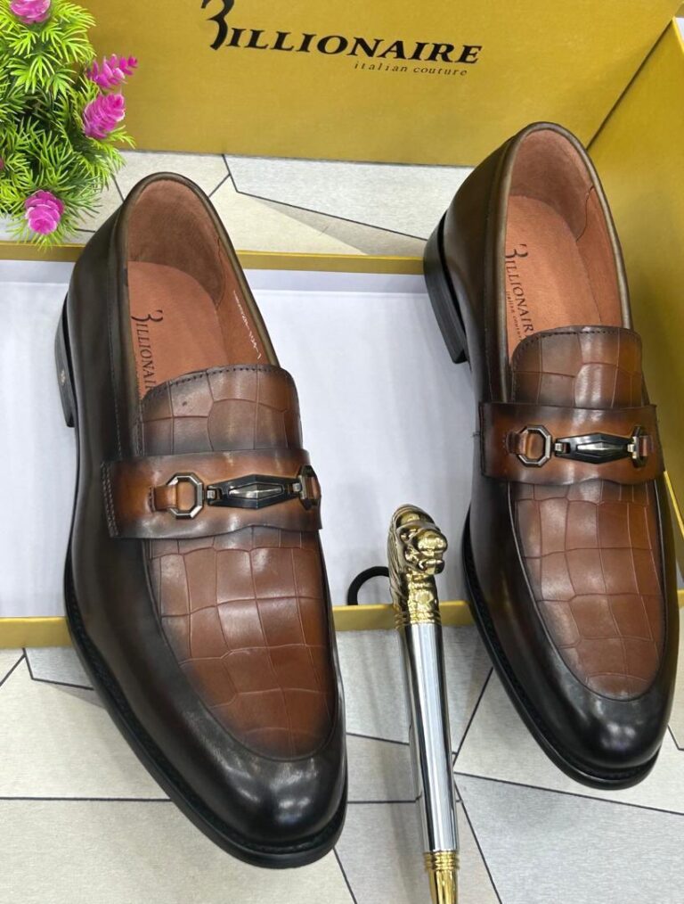 The Billionaire Italian Couture Shoe embodies luxury and precision, crafted from the finest materials with impeccable Italian artistry for the ultimate statement in elite footwear.