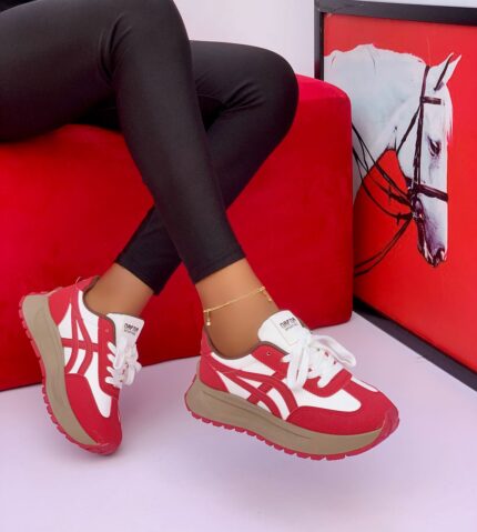 Red Blaze Retro Sneakers (Copy)