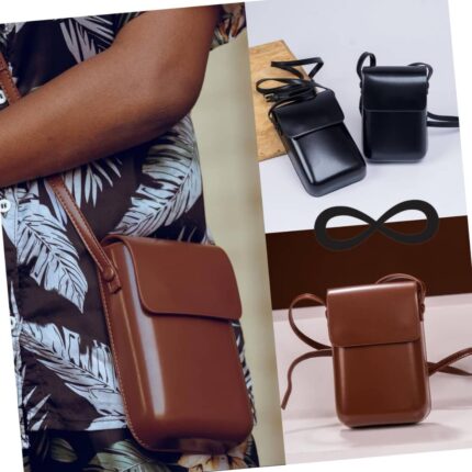 Minimalist Vertical Flap Crossbody Bag