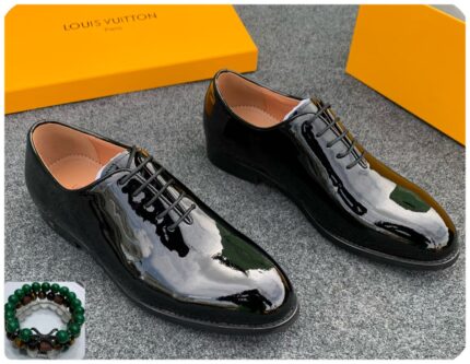 The Louis Vuitton Patent Leather Tuxedo Oxford