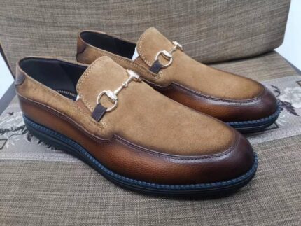 Royal Crest Suede Loafers