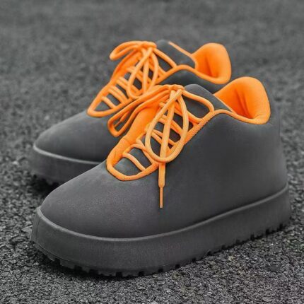 Grey & Orange Classy Boot