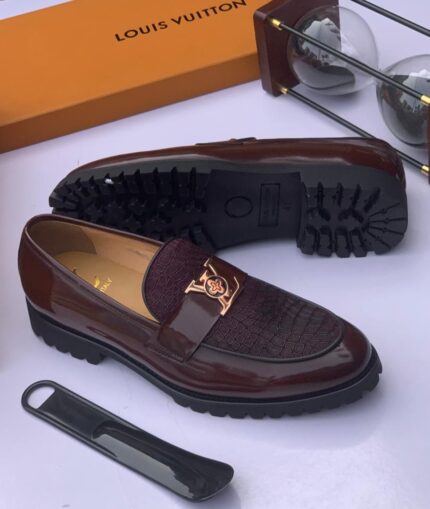 Louis Vuitton Lug-Sole Croc Loafer