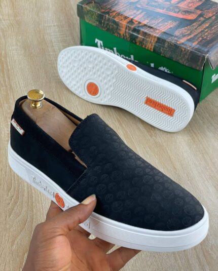 Timberland Premium Slip-On Casual Sneakers (Black )