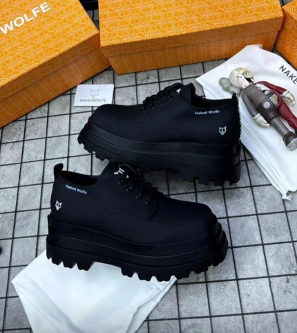 Naked Wolfe Chunky Platform Shoes ( Black )