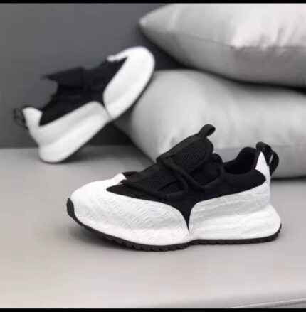 Sport Comfort Sneakers (Black & White)