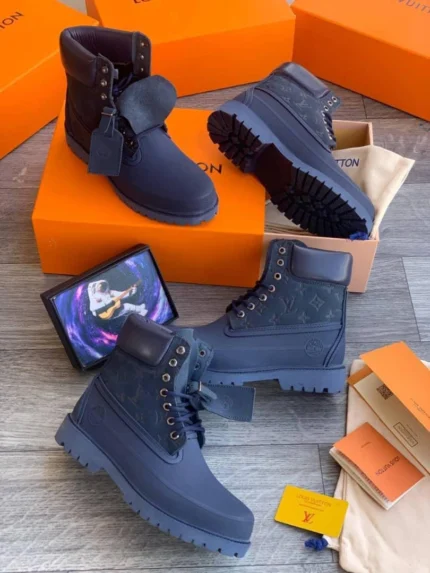 Louis Vuitton x Timberland 6-Inch Boots (Black)