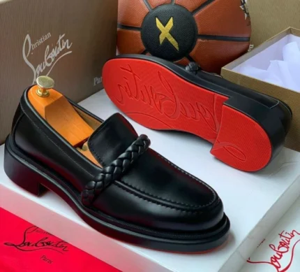 Classic Braided Leather Loafers