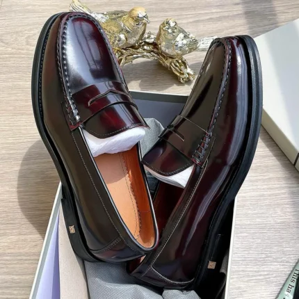 Executive Burgundy Classic Loafers