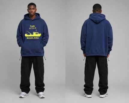 Navy Coast Hwy hoodie