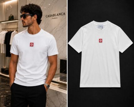 Casablanca Paris white cotton t-shirt