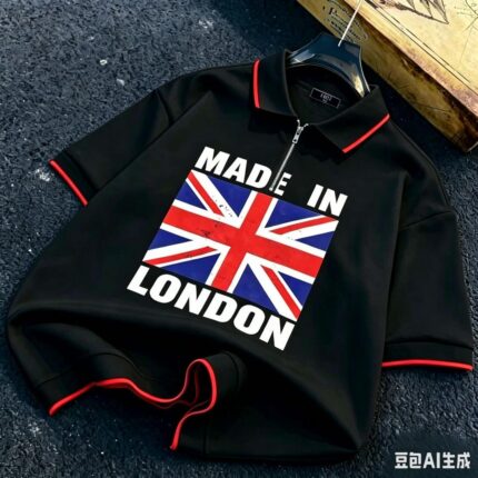 Luxury Black Polo Shirt