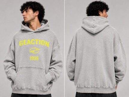 Luxury Grey Washed Hoodie