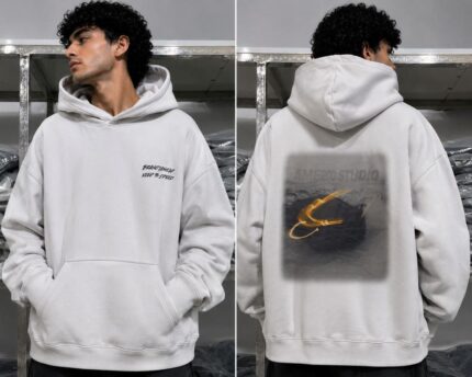 Light Grey Amex Studio Hoodie
