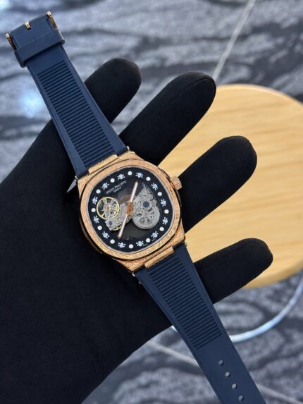 Grand Nautilus Hand-Engraved Skeleton Luxury Watch