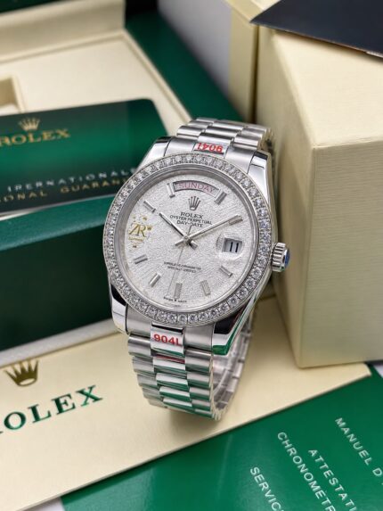 Presidential Day-Date Meteorite Dial Luxury Watch